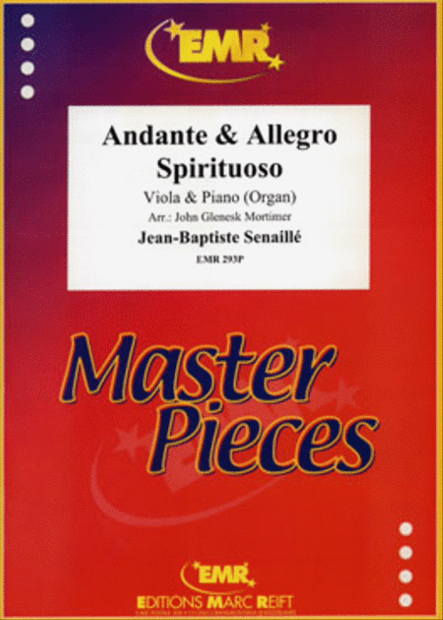Andante & Allegro Spirituoso Viola scores gallery preview page 1