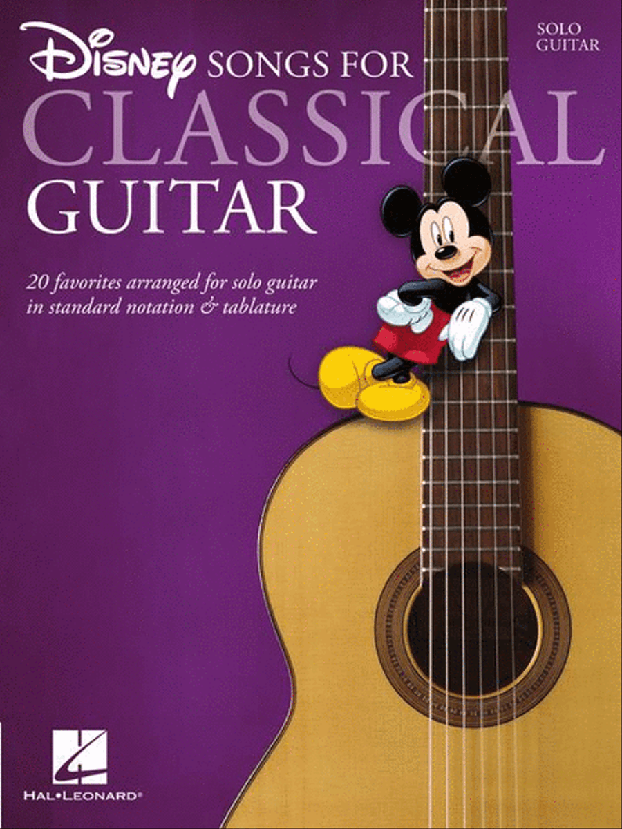 Disney Songs for Classical Guitar Acoustic Guitar scores gallery preview page 2