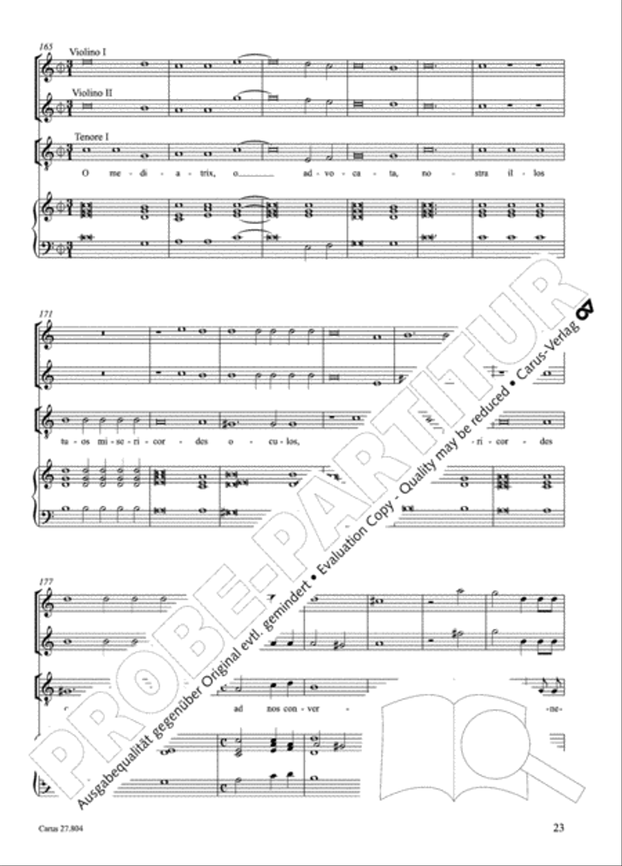 Hinni, Salve Regina, Motetti Score scores gallery preview page 48