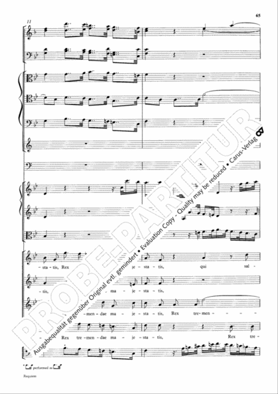 Requiem 4-Part scores gallery preview page 73