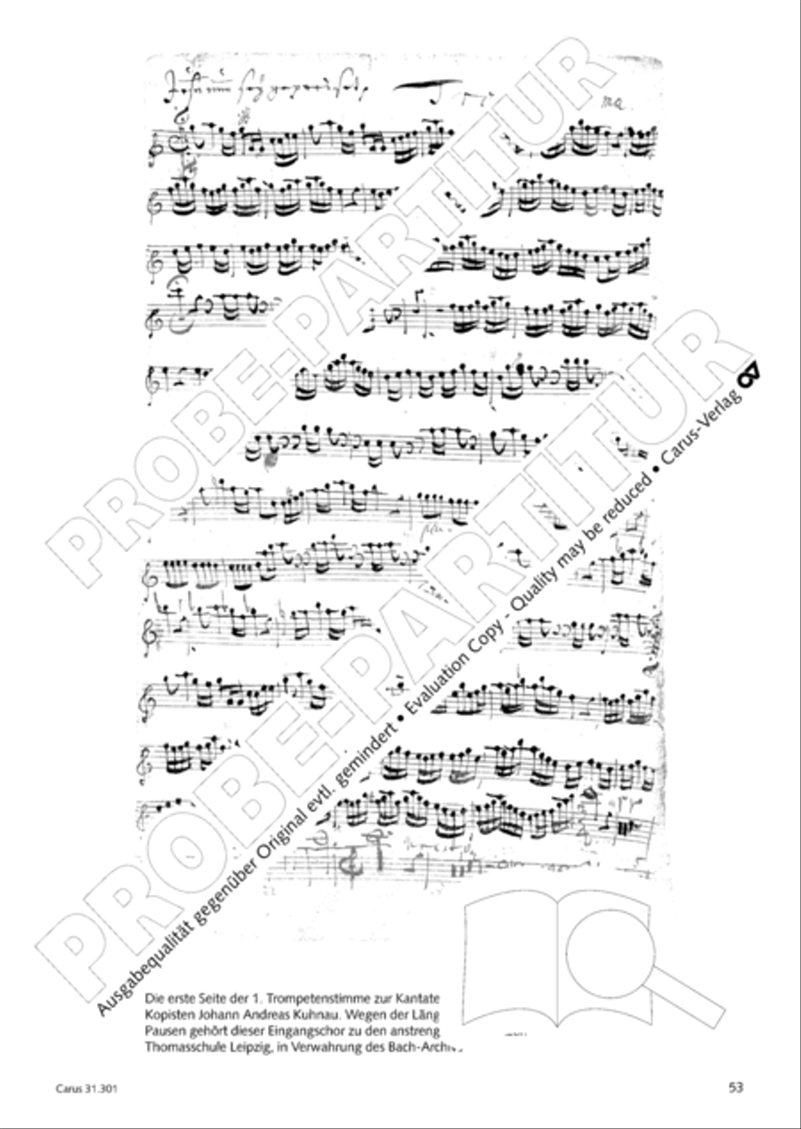 Bach for Brass 1: Cantatas I Voice scores gallery preview page 62