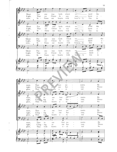 Four Chorales for Ascension, Pentecost and Trinity