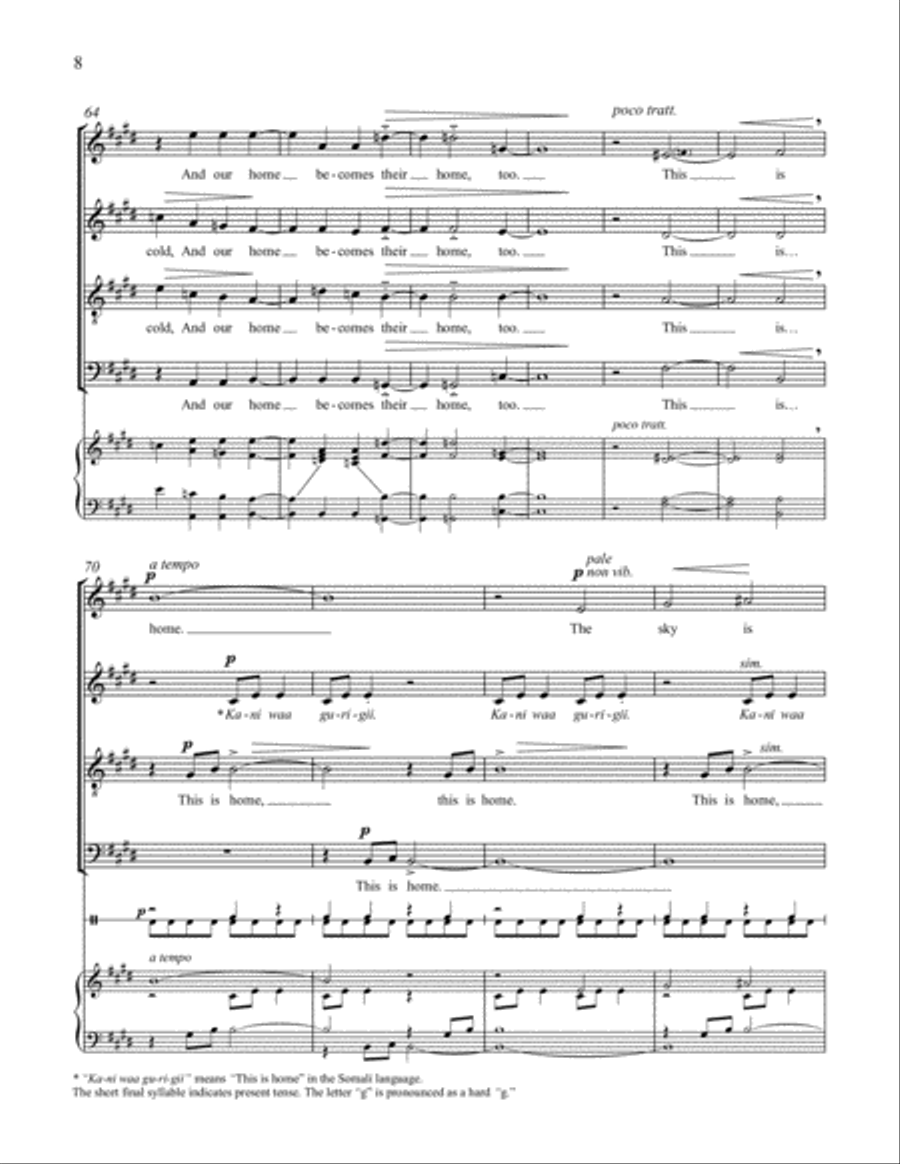 Here We Can Dream (Choral Score) Divisi scores gallery preview page 6