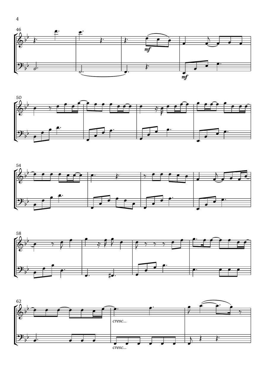 Beautiful Things Woodwind Duet scores gallery preview page 4