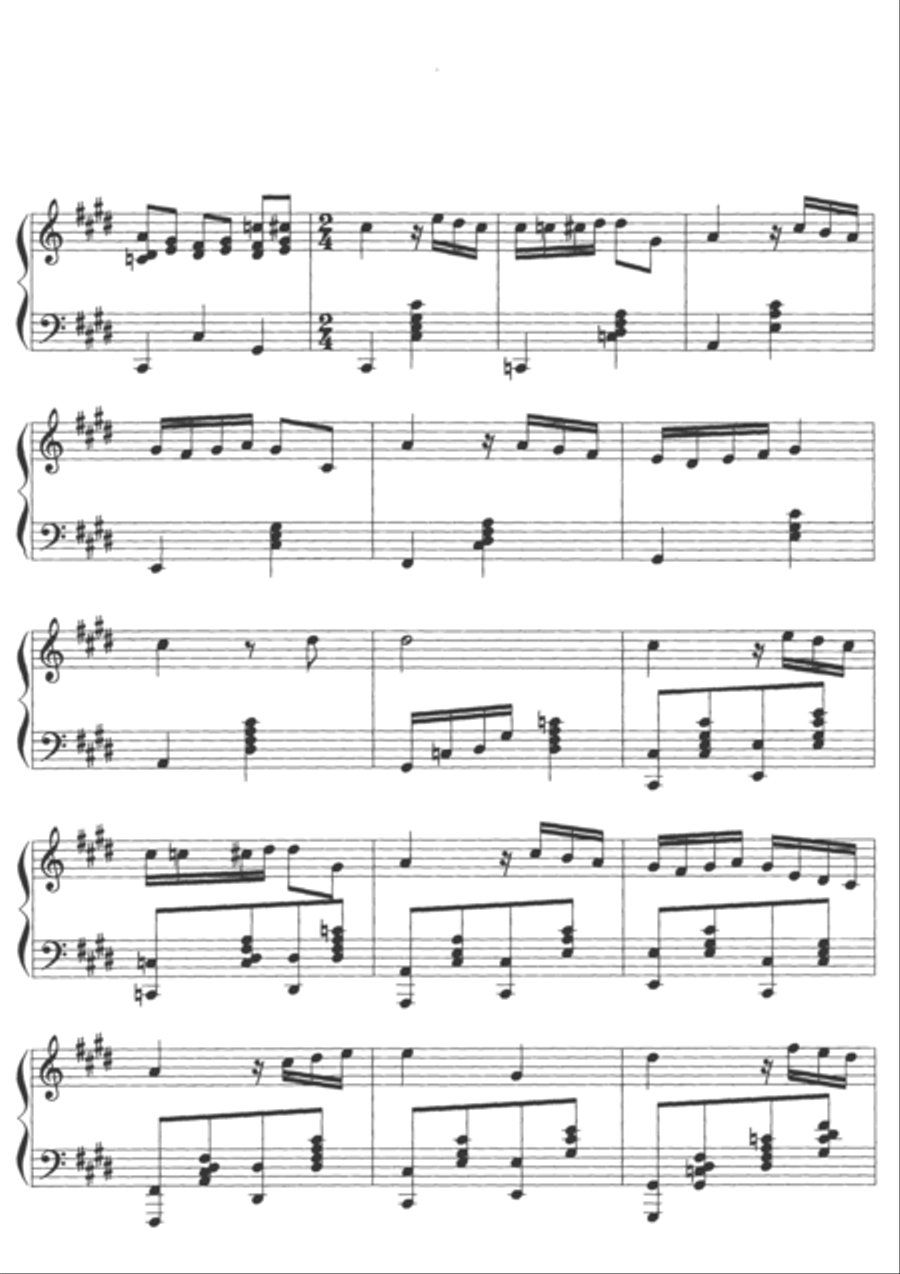 Volver a empezar II Piano Solo scores gallery preview page 4
