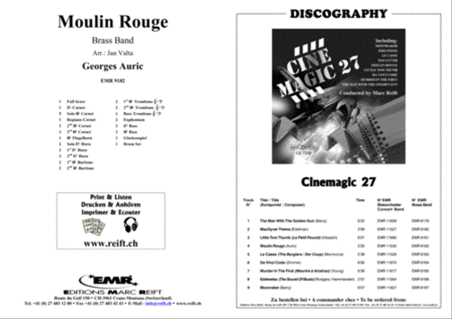 Moulin Rouge Moulin Rouge Brass Band scores gallery preview page 2