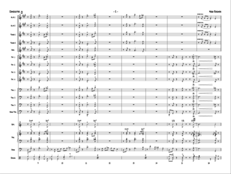 New Rhumba: Score New Rhumba: Score Jazz Ensemble scores gallery preview page 4