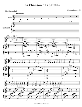 "La Chanson des Saintes" - Score Only