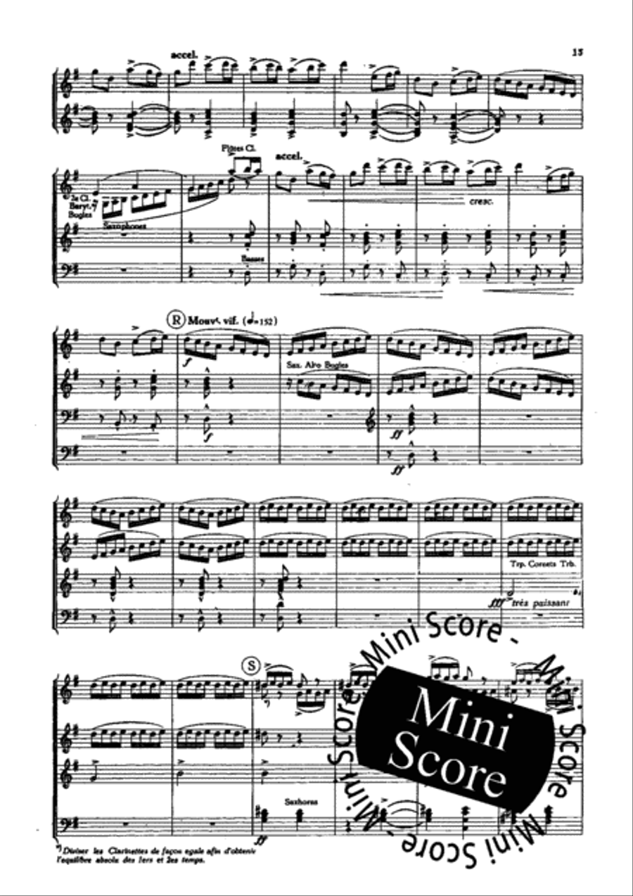 Le Bourg en Fete Concert Band scores gallery preview page 16