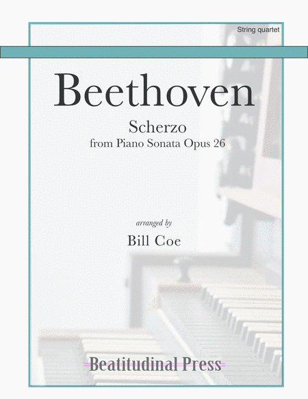 Beethoven Scherzo String Quartet score and parts image number null