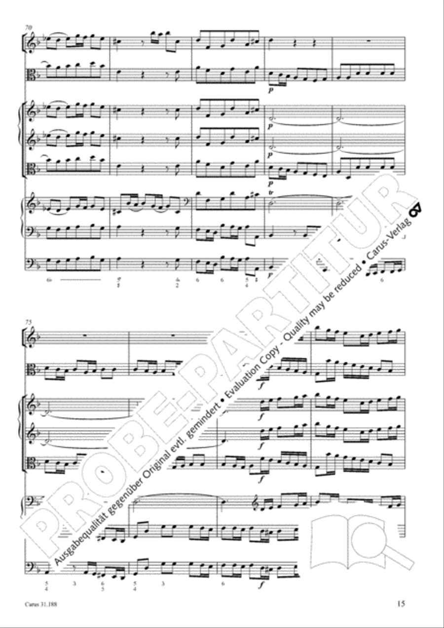 I have placed all my confidence (Ich habe meine Zuversicht) 4-Part scores gallery preview page 16