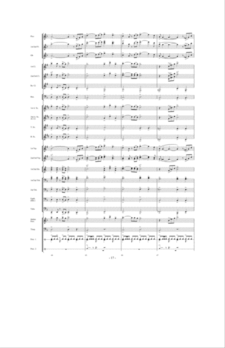 Apollo: Myth and Legend Concert Band scores gallery preview page 16