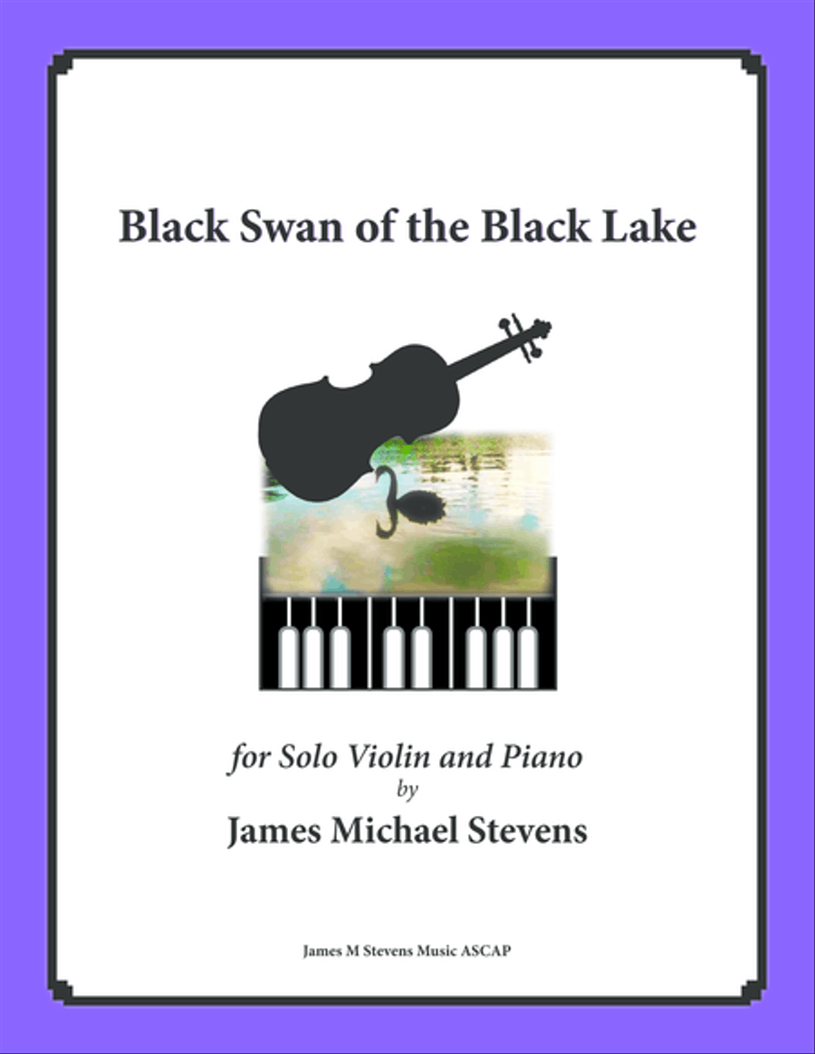 Black Swan of the Black Lake (Solo Violin & Piano) Violin Solo scores gallery preview page 1