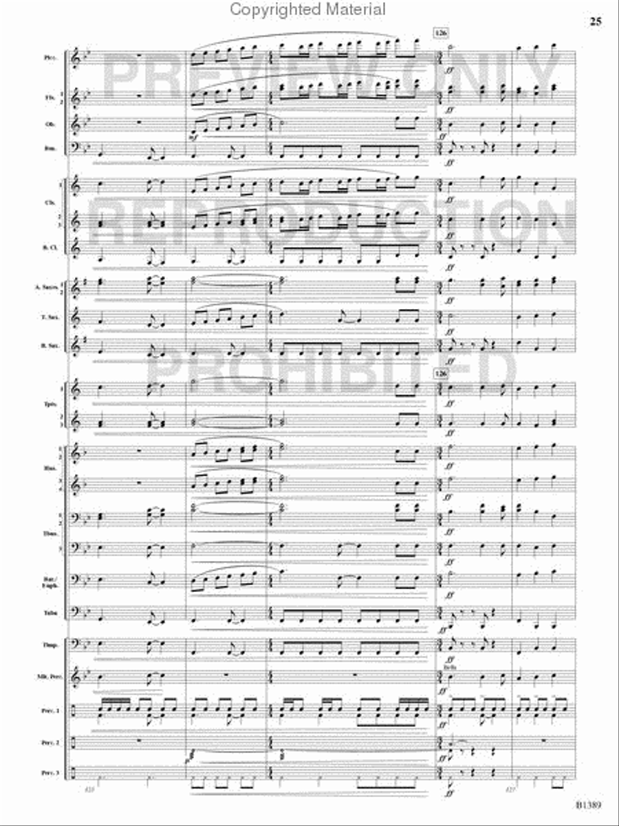 American Visions Concert Band scores gallery preview page 24