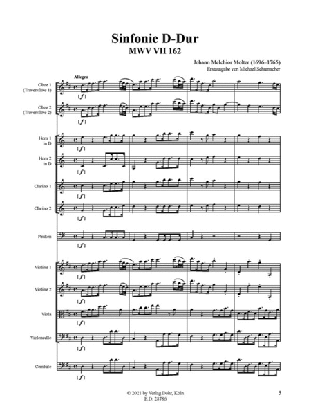 Sinfonie Nr. 162 D-Dur MWV VII 162