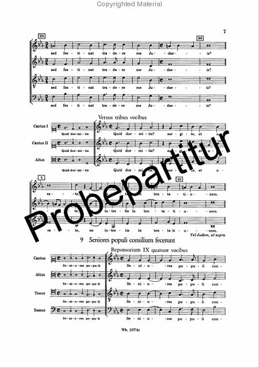 Responsories for Maundy Thursday A Cappella scores gallery preview page 5
