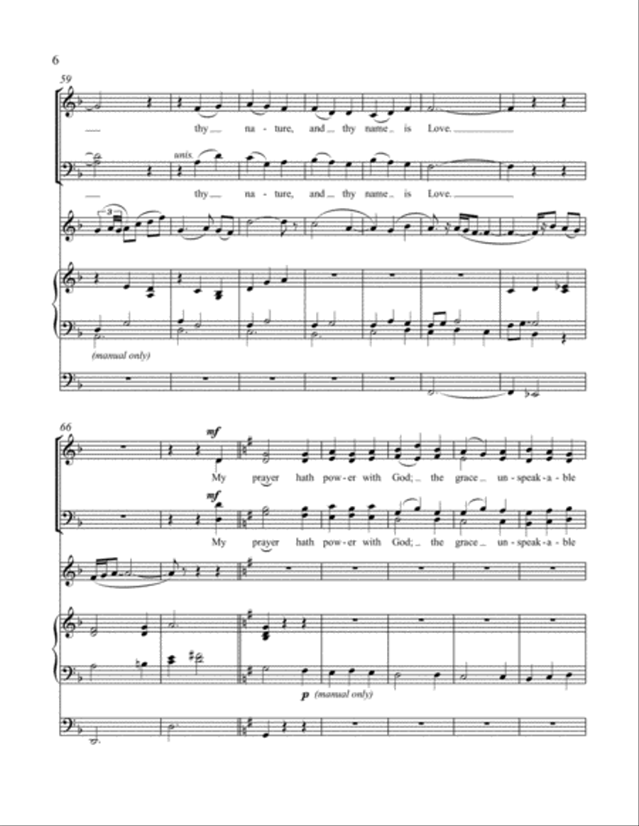 Thy Name is Love Thy Name is Love 4-Part scores gallery preview page 6