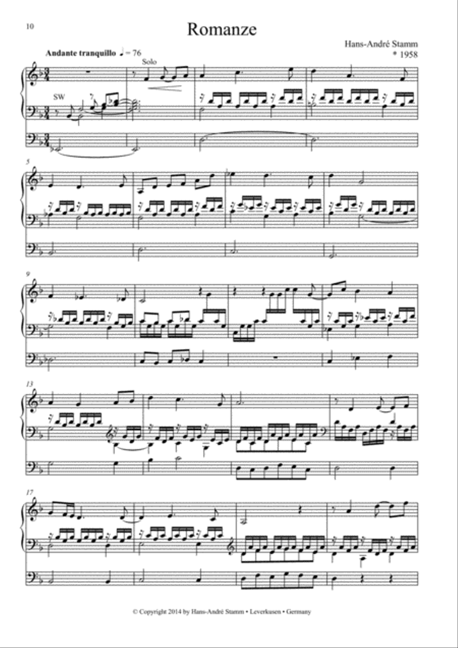 Organ Works Vol. 2 Organ Works Vol. 2 Organ Solo scores gallery preview page 3