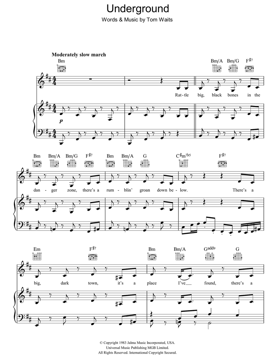 Underground Acoustic Guitar scores gallery preview page 1