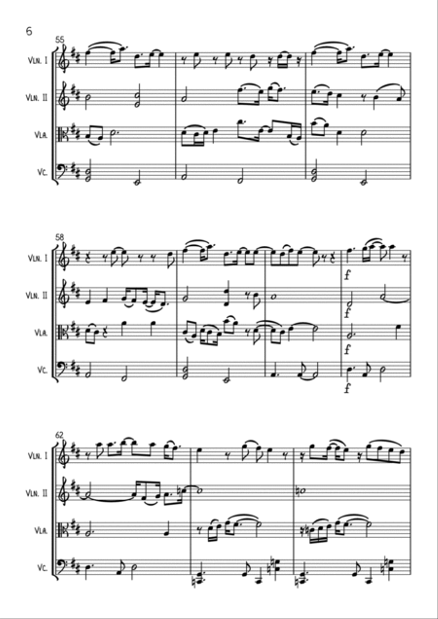 Stonemilker String Quartet scores gallery preview page 6