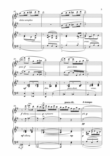 Elgar - Serenade - 1 piano 4 hands, score and parts image number null
