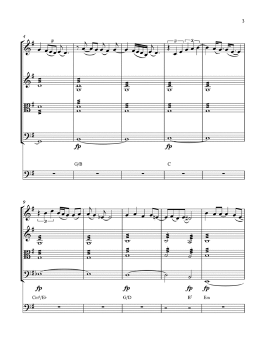 All I Want For Christmas Is You String Trio scores gallery preview page 5