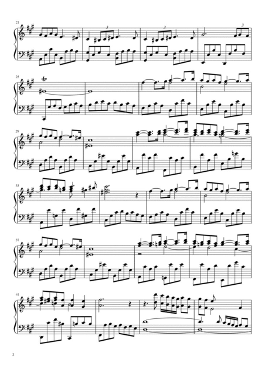 Pavane (op.50),Fauré, Gabriel,Piano Solo Piano Solo scores gallery preview page 2
