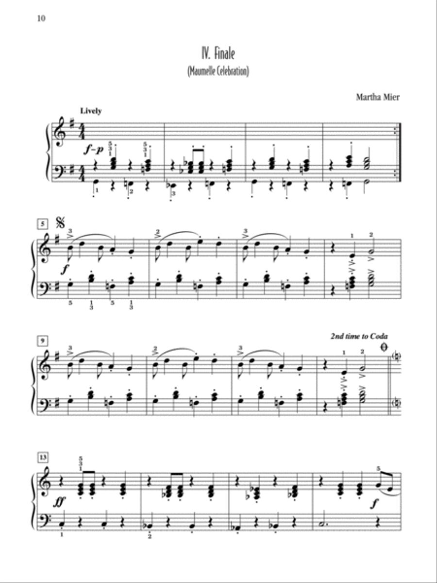Arkansas Suite Piano Solo scores gallery preview page 5