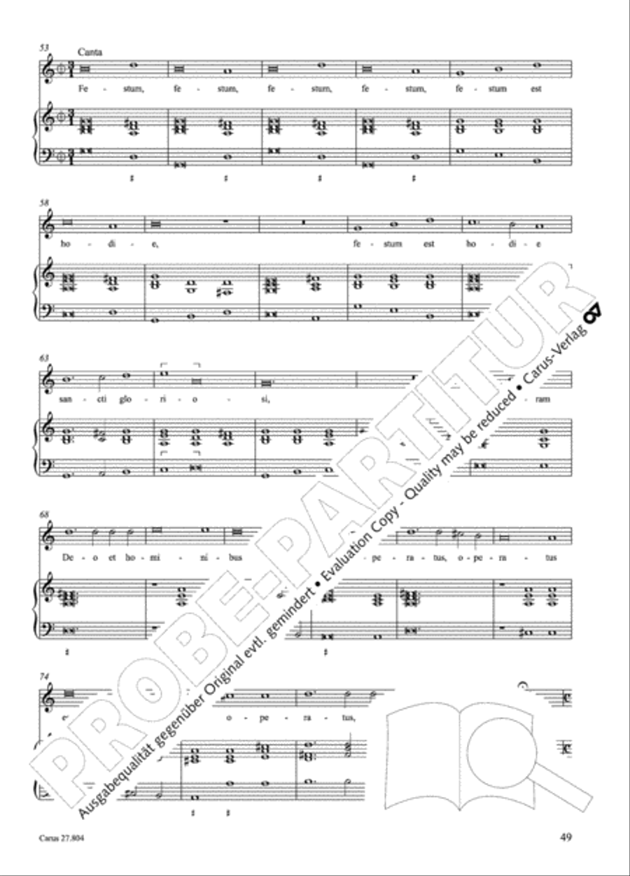 Hinni, Salve Regina, Motetti Score scores gallery preview page 74