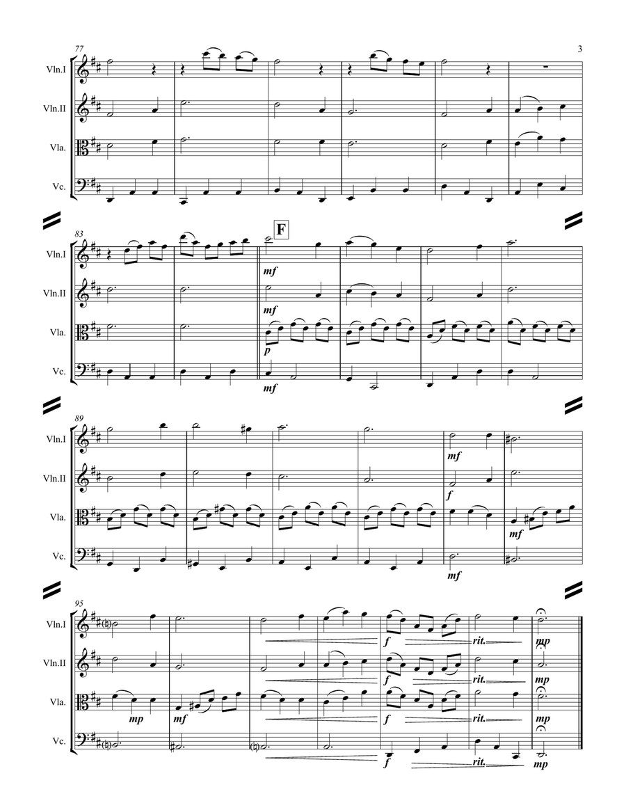 Edelweiss String Quartet scores gallery preview page 4