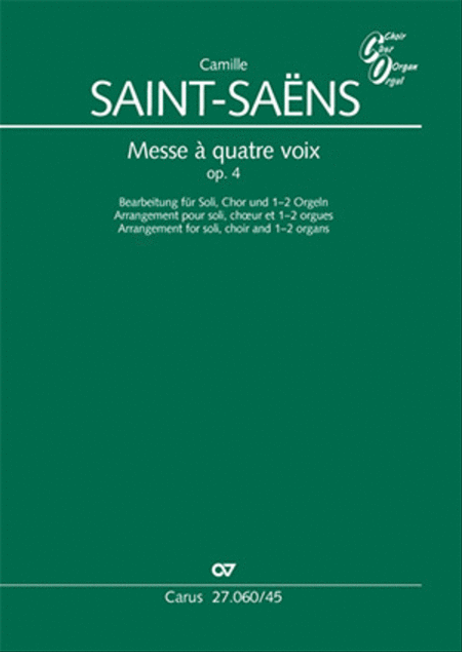 Messe a quatre voix 4-Part scores gallery preview page 1