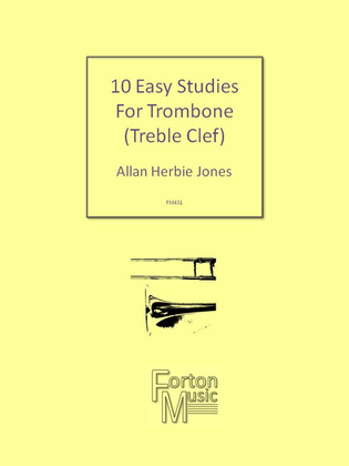 10 Easy Studies for Trombone Treble Clef