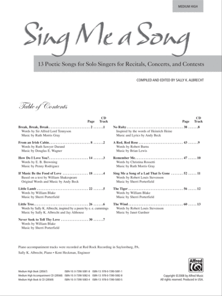Sing Me a Song Voice scores gallery preview page 2