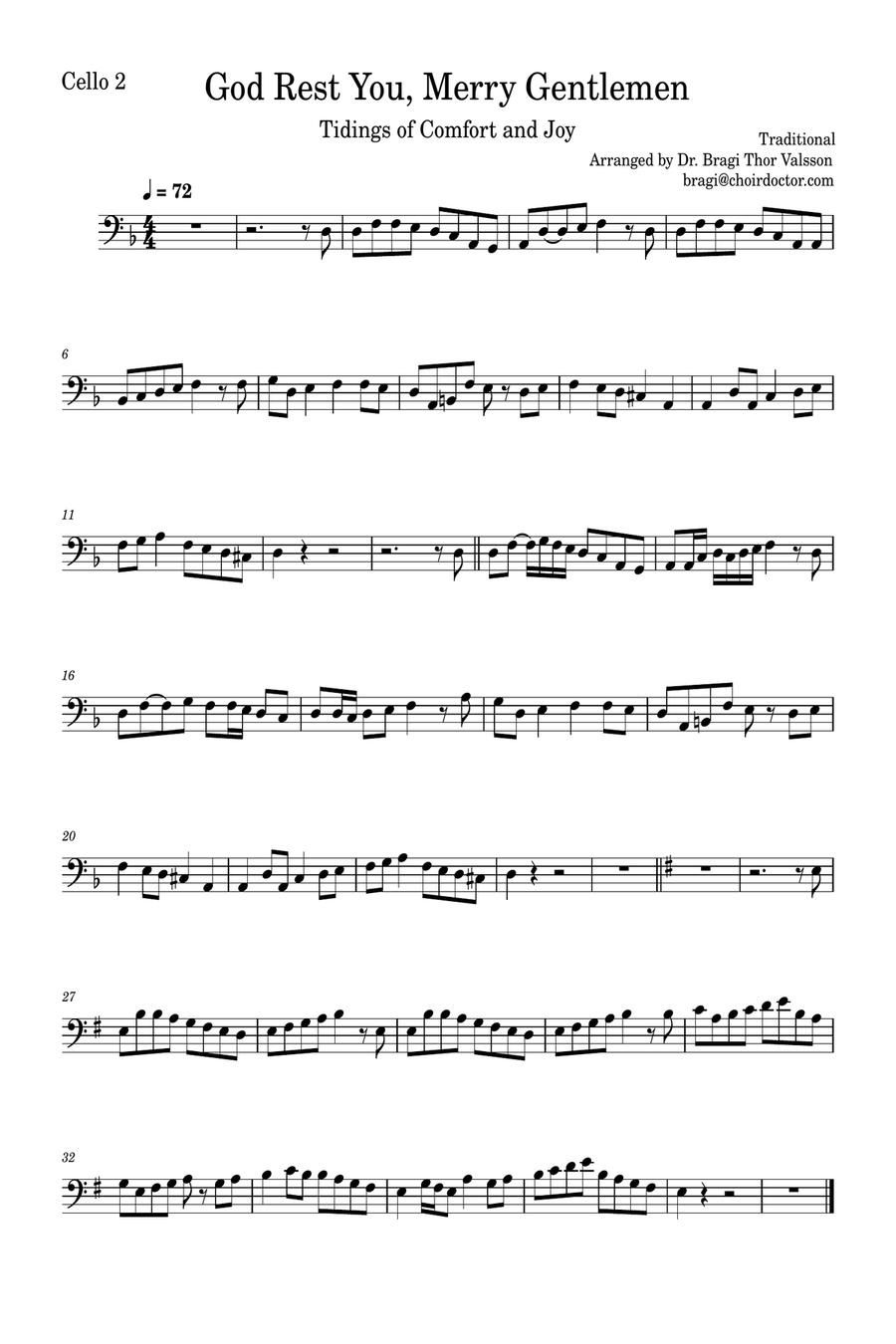 Five Christmas Songs - two Cellos with Piano accompaniment String Duet scores gallery preview page 6