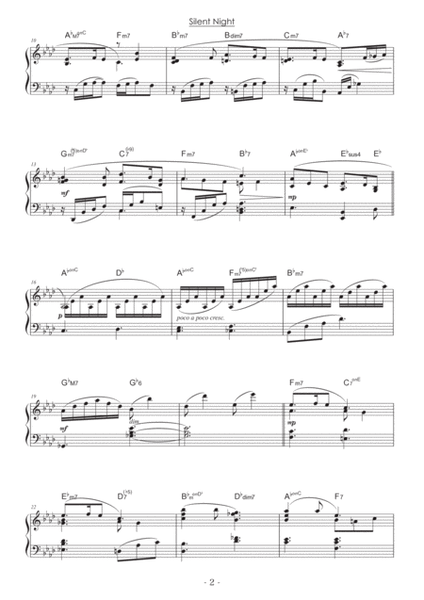 Silent Night [Piano solo / intermediate] image number null