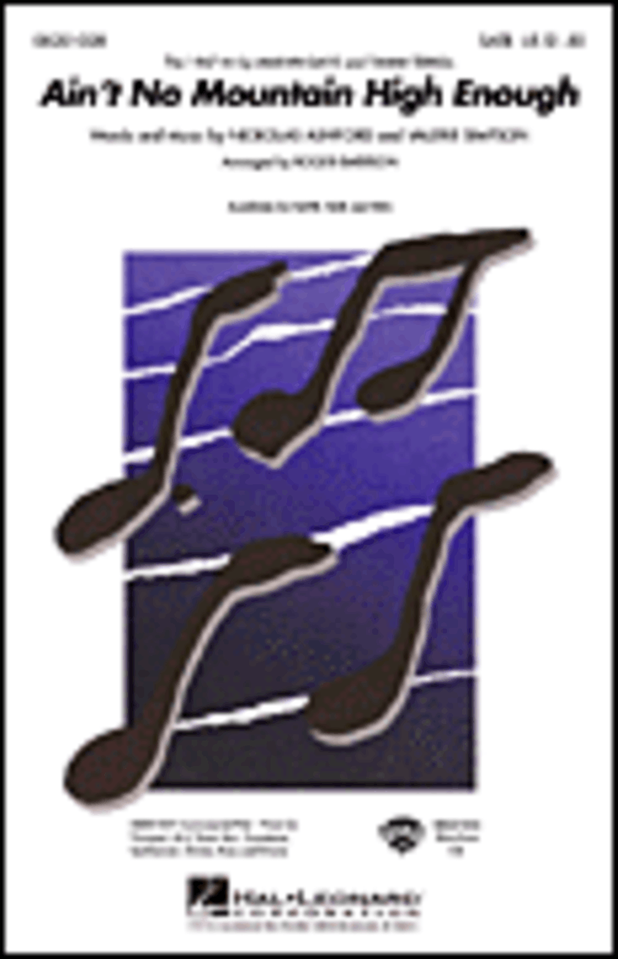 Ain't No Mountain High Enough Choir scores gallery preview page 1
