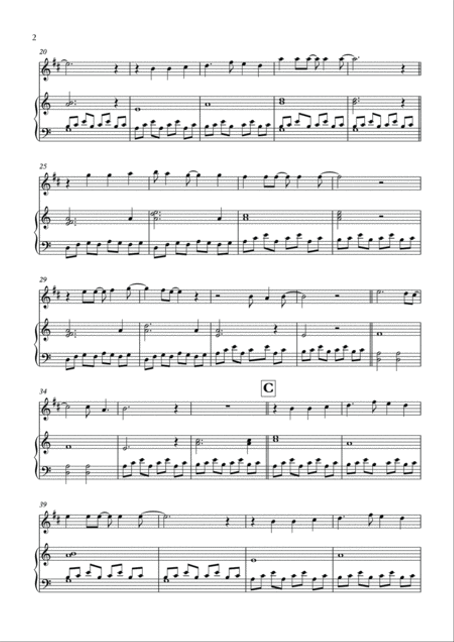 Summer Wine Soprano Saxophone scores gallery preview page 3