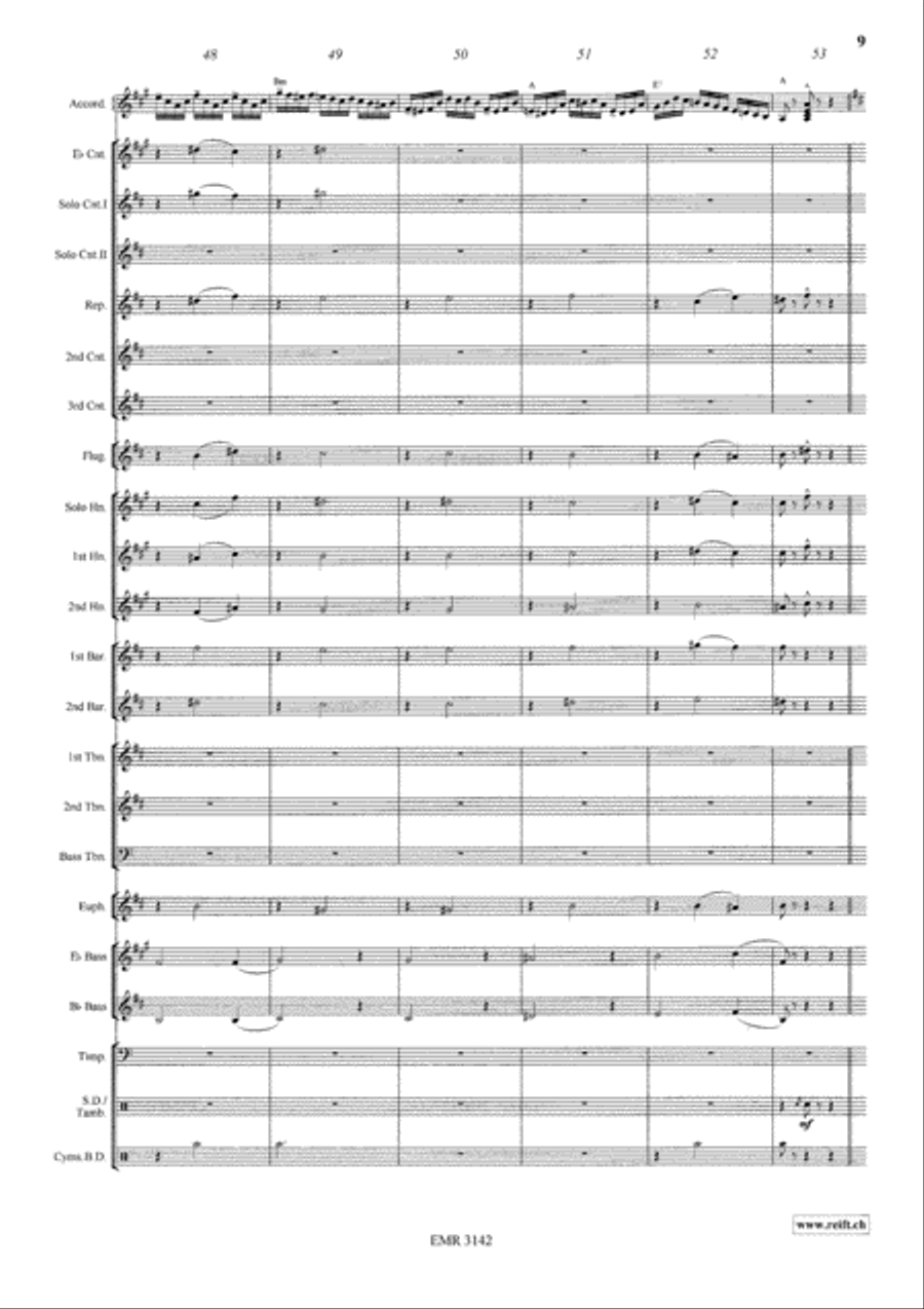 Mazurka Italiana Brass Band scores gallery preview page 10