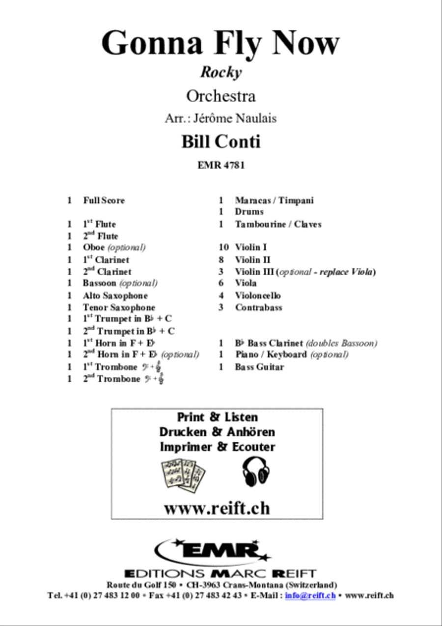 Gonna Fly Now Gonna Fly Now Orchestra scores gallery preview page 2