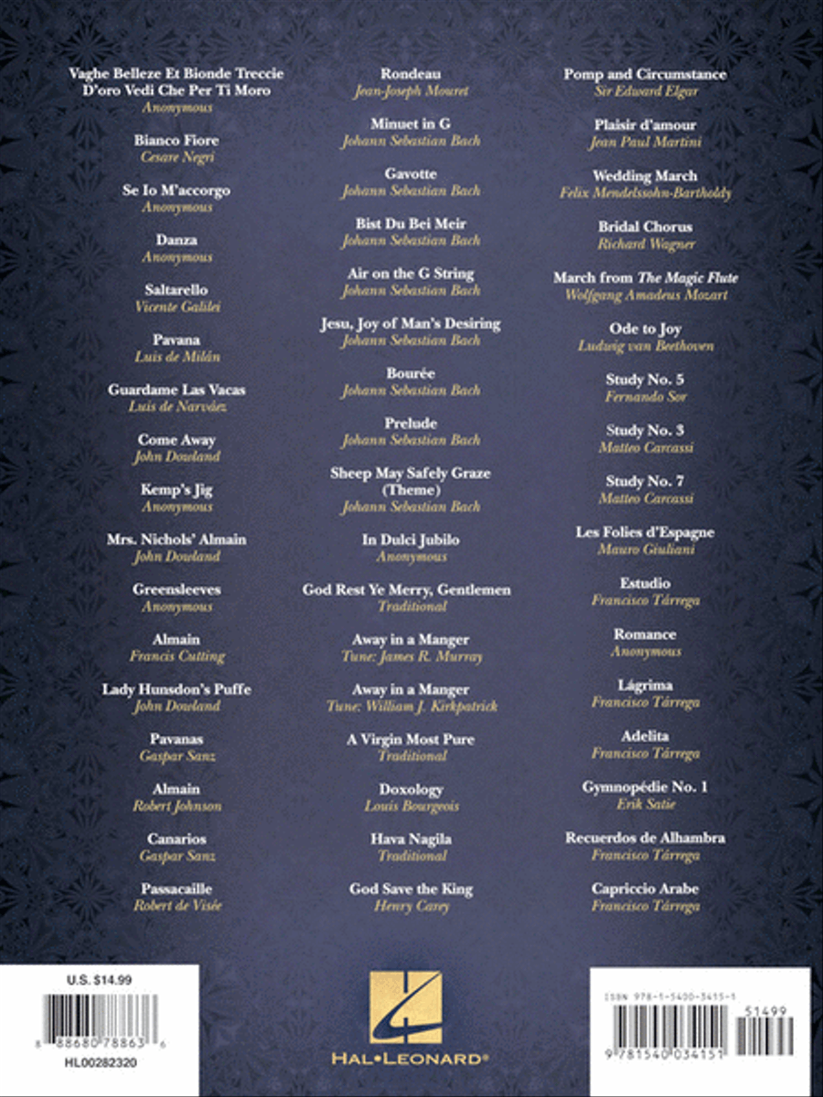 Classical Guitar Solos for All Occasions Acoustic Guitar scores gallery preview page 7
