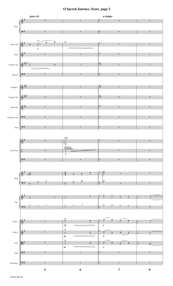 O Sacred Journey - Orchestral Score and CD with Printable Parts
