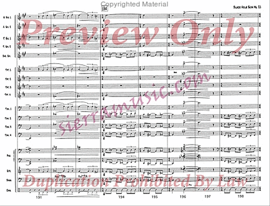 Black Hole Sun Jazz Ensemble scores gallery preview page 26