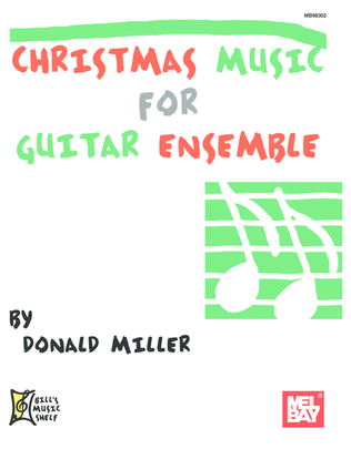 Book cover for Christmas Music for Guitar Ensemble