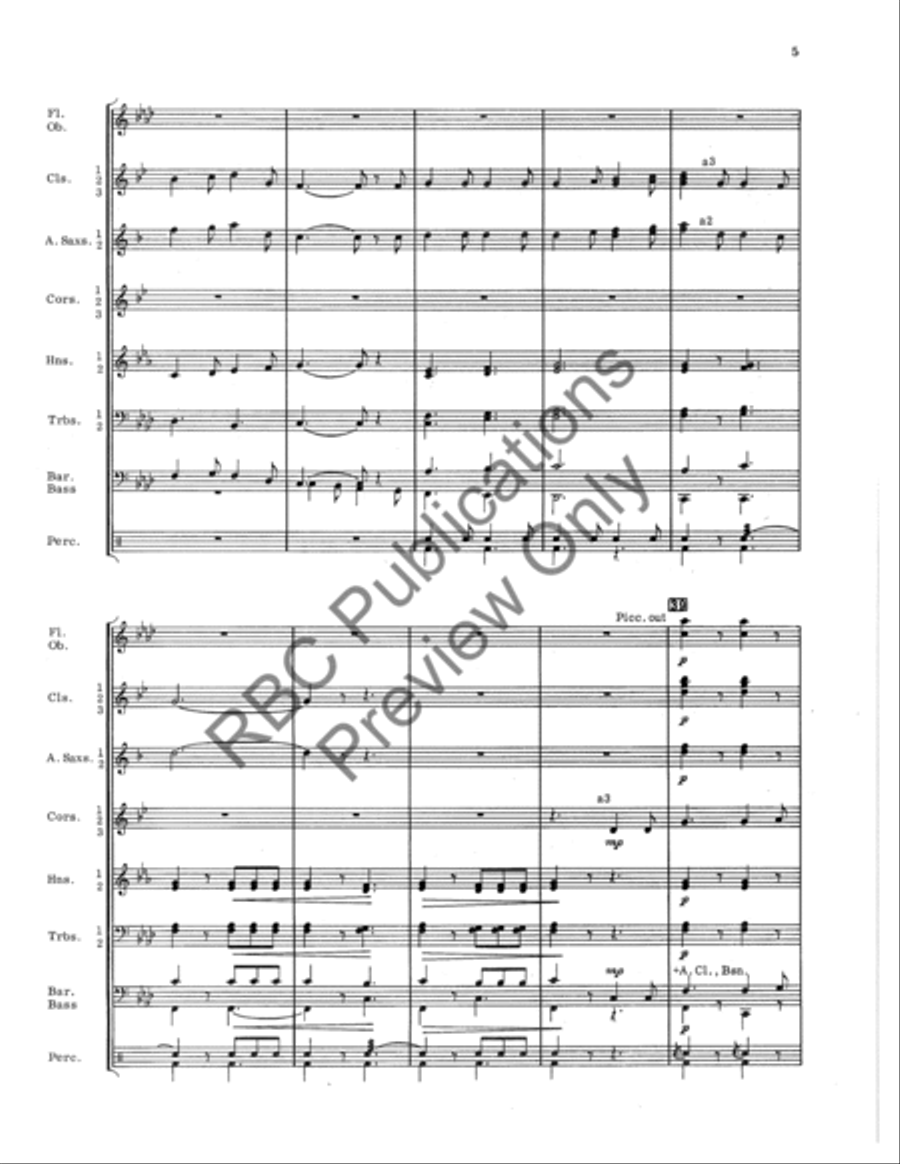 Coasts Of High Barbary Coasts Of High Barbary Concert Band scores gallery preview page 6