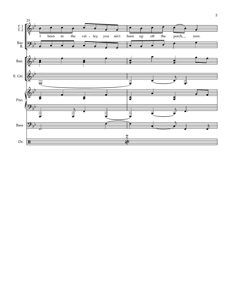 Old Town Road (Remix) Small Ensemble scores gallery preview page 5