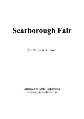 Book cover for Scarborough Fair - Bassoon & Piano