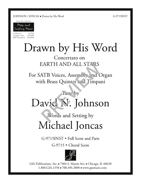 Drawn by His Word - Full Score and Parts