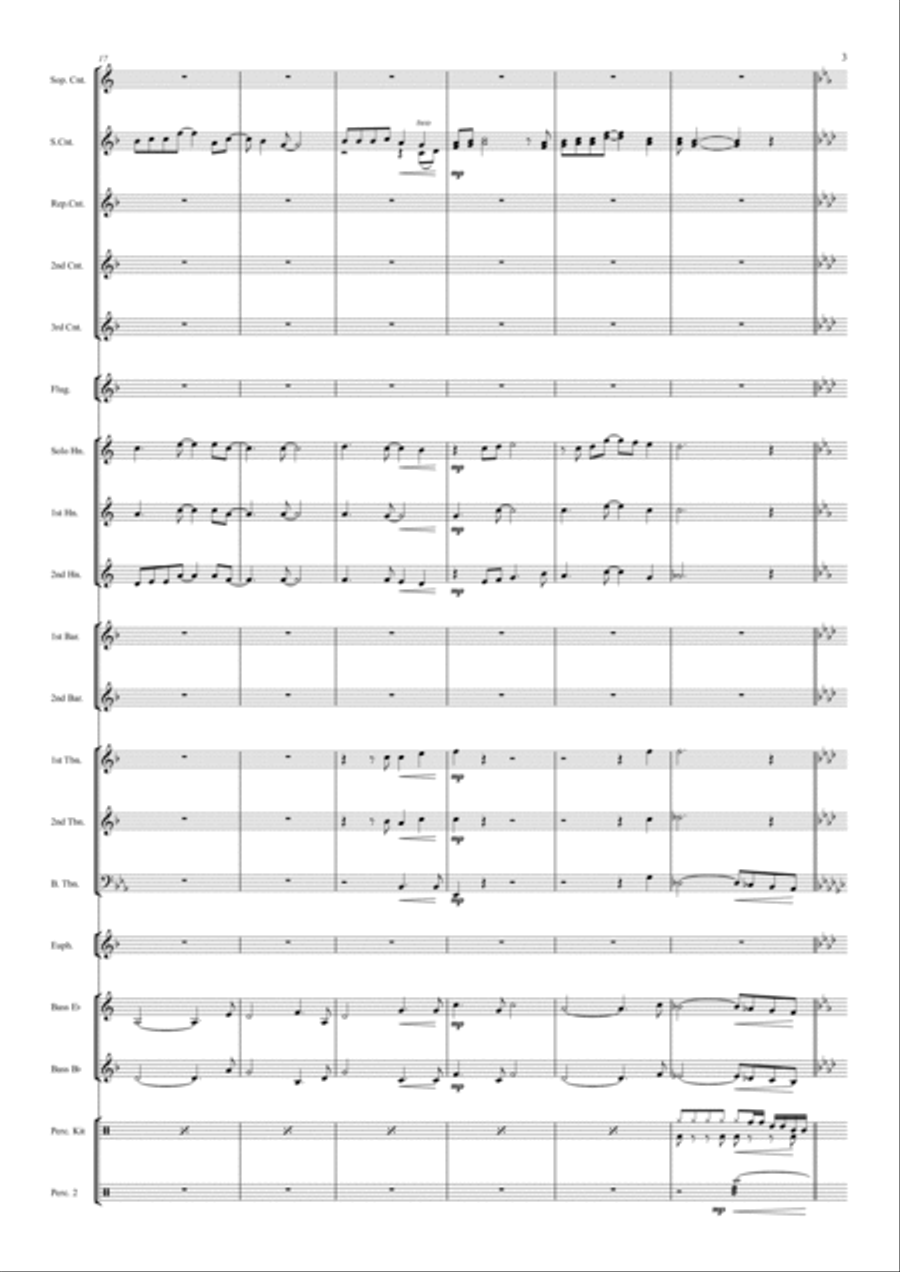 Reflection Reflection Brass Band scores gallery preview page 3