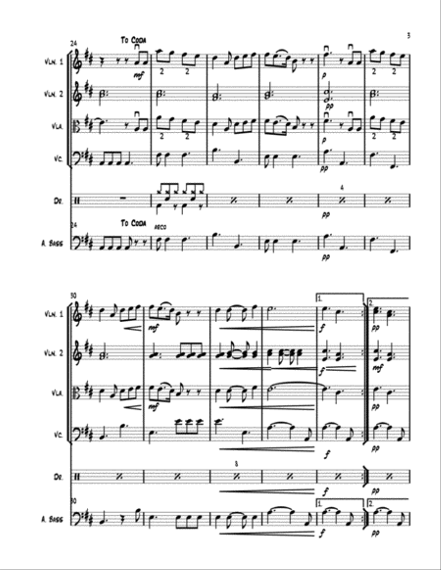 Since I Lost You Small Ensemble scores gallery preview page 3