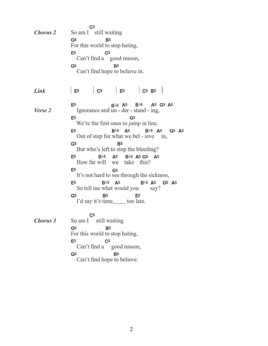 Still Waiting Still Waiting Acoustic Guitar scores gallery preview page 2